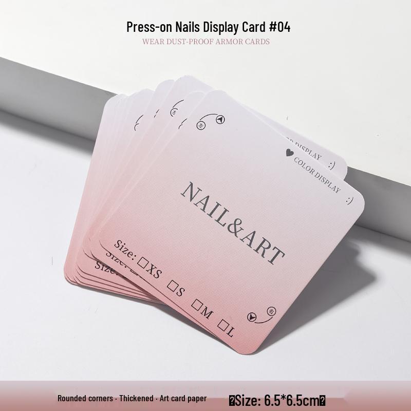 Solid Wood Nail Display Stand for Manicure Shops and Livestream Rooms