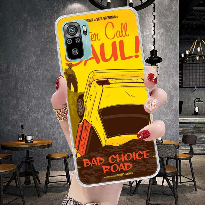 Better Call Saul TV Soft Phone Case For Xiaomi Redmi Note 15 14 14S 13 12 Pro Plus 12S 11 11S 11E 10 10S 11T 5G Fundas Coque Red