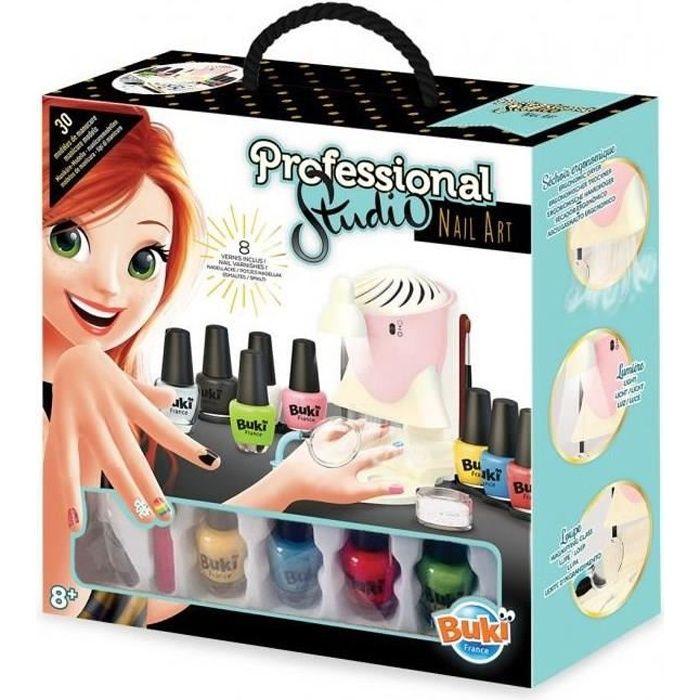 Salon De Manucure BUKI FRANCE Professional Studio - 30 Modèles - Vernis, Stickers, Pochoirs Et Outils Inclus