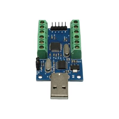 STM32 10-Kanal Analog-Digital-Wandlermodul mit STM32F103C6T6 Chip und USB-UART-Kommunikation
