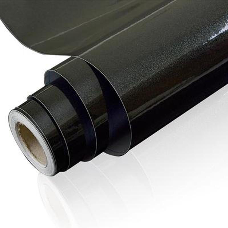 

Новые жемчужно-глянцевые самоклеящиеся водонепроницаемые обои из ПВХ, наклейки для кухонного шкафа, ремонт мебели 2MX0.6M чёрный