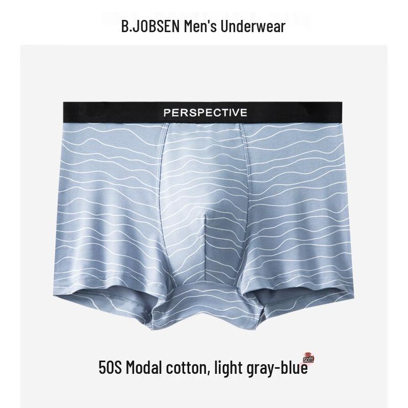 B.JOBSEN Pánské modalové prodyšné ploché slipy proti zařezávání 2-balení