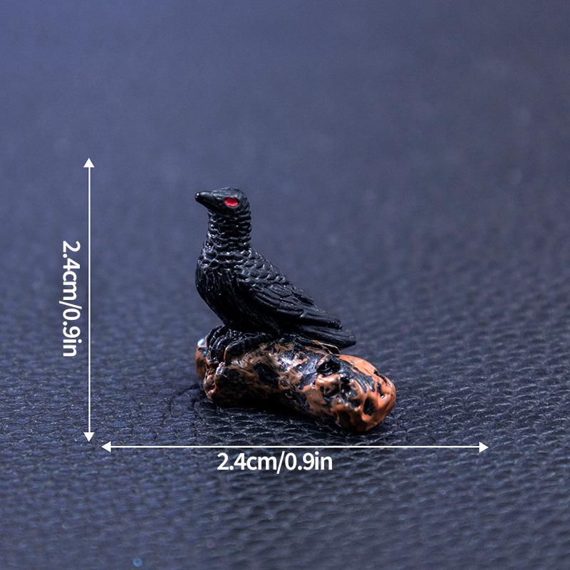 Halloween Decorations Skull Bat Mini Figurines Ornament Desktop Landscape Figurine Decoration
