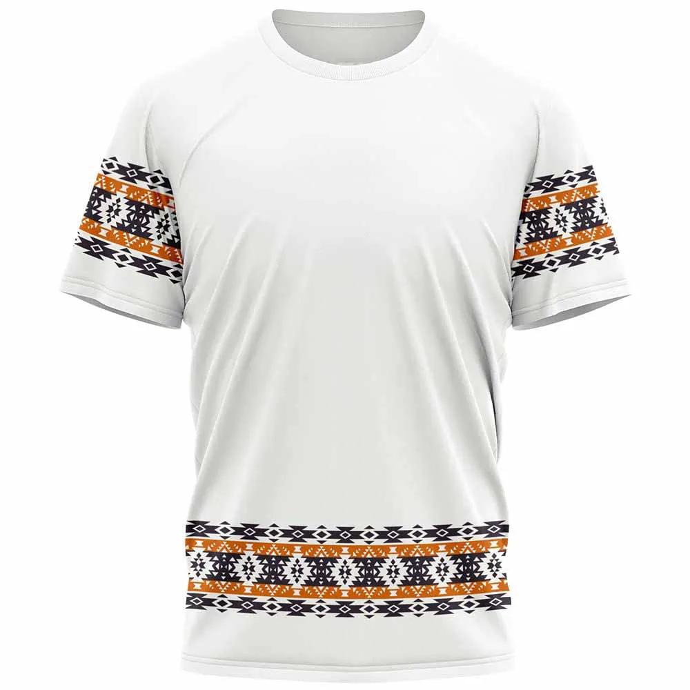 Herrars dashiki 3D-tryckt O-hals kortärmad t-shirt, tribal etnisk streetwear Casual Oversized Tees mode