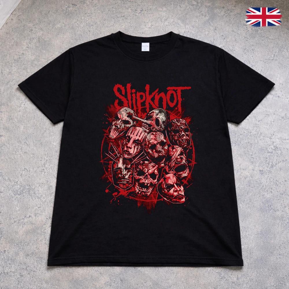 Slipknot T Shirt Skull Mask Heavy Metal Band Tee Horror Graphic Shirt 2XL