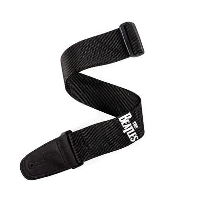 Guitar Strap The Beatles Black Guitar Strap PWSBT100 D'Addario Poly-pro []
