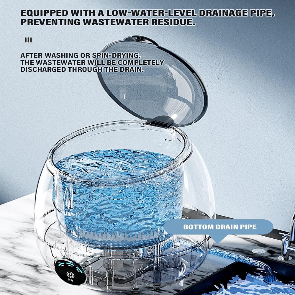 Mini Semi Automatic Single Tub Washing Machine with Top Transparent Window 5kg Capacity Household Use Metal & Plastic
