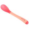 Temperature Sensing Spoons Forks Soft Baby Feeding Spoon GumFriendly Training Fork(Spoon )