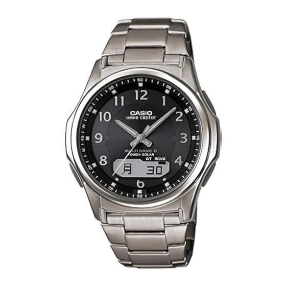 [Casio] Часы Wave Ceptor [Оригинальный отечественный продукт] Радиоприемник на солнечной батарее WVA-M630TDE-1AJF Silver