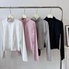 Women'S Summer Sportswear Quick-Drying Long-Sleeved Stand-Up Collar Running Tight-Fitting Sun Protection Top