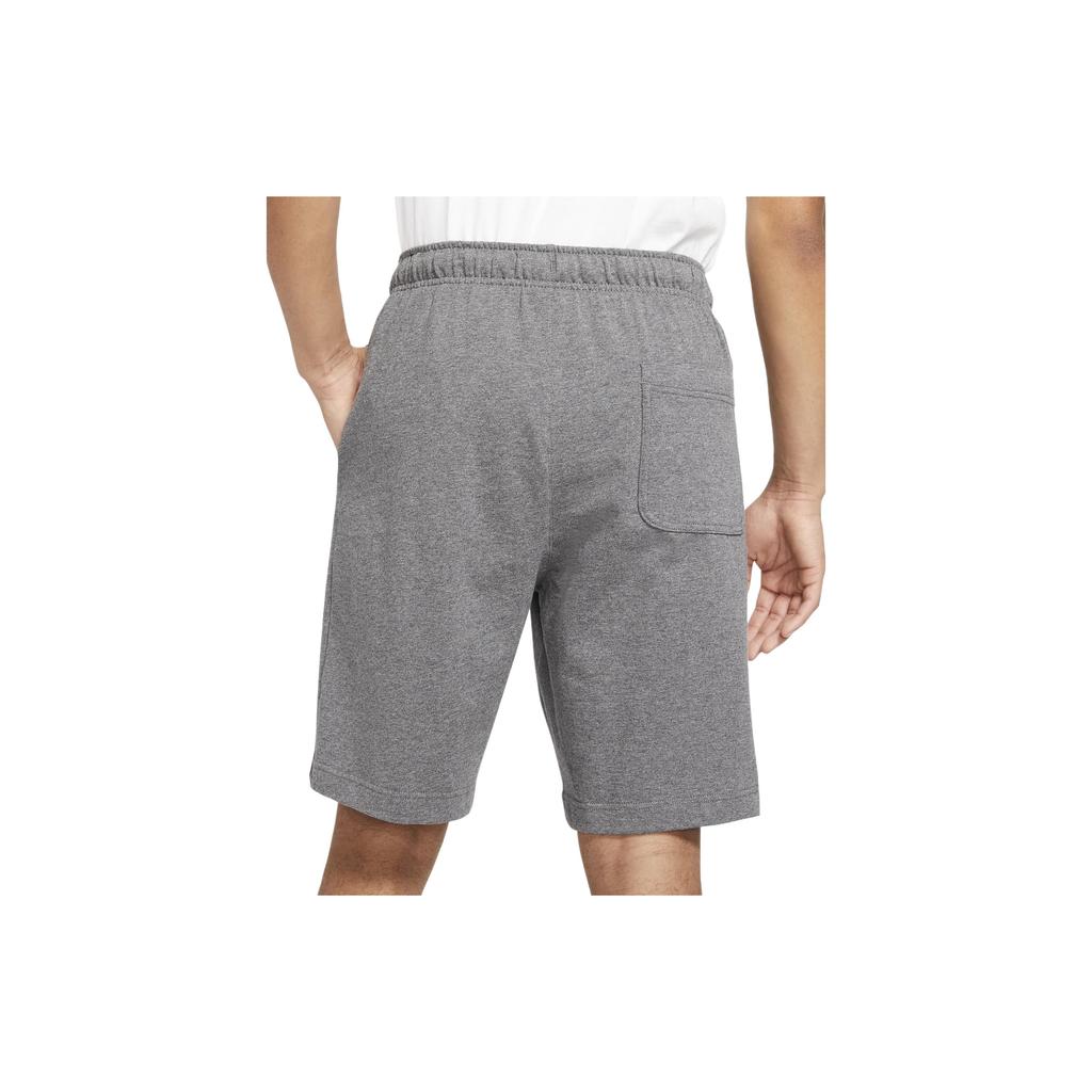 Nike Sportswear Club Solid Drawstring Straight-Leg Casual Shorts Men Bottoms Grey BV2772-071