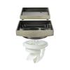 Bathroom Accessories 116*116mm Shower Floor Drain Can Insert Tiles Floor Drain Cover Antique Brass  Anti-odor Floor Drain