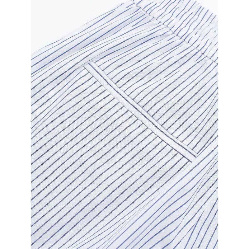 Women's Kaslead Fashion Style Striped Long-Sleeved Top