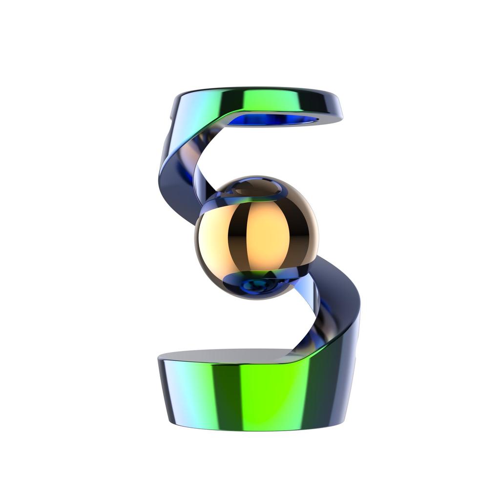 Unzip Metal Desktop Gyro: Hot Desktop Ornament & Decompression Toy