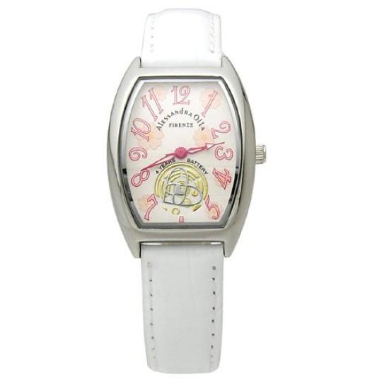 

Alessandra Olla Flower Pattern [Alessandra Olla] Watch, Dial, AO-4850-SVWH, Women s