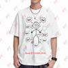 Aua Everywhere Funny Stickman Pain Short Sleeve Tee 100% Cotton T-Shirt