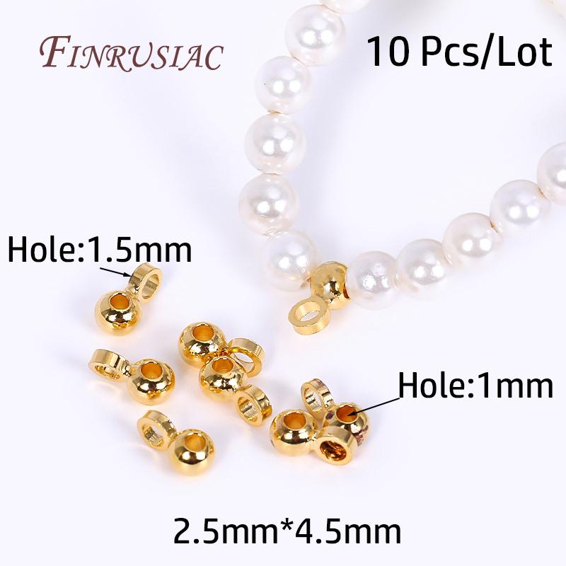 18K Gold Plated Lobster Clasp With Extension Chain,Ball Head Pin,Crimp Beads,Bead Tips,Jump Ring Supplies For Jewelry Wholesale