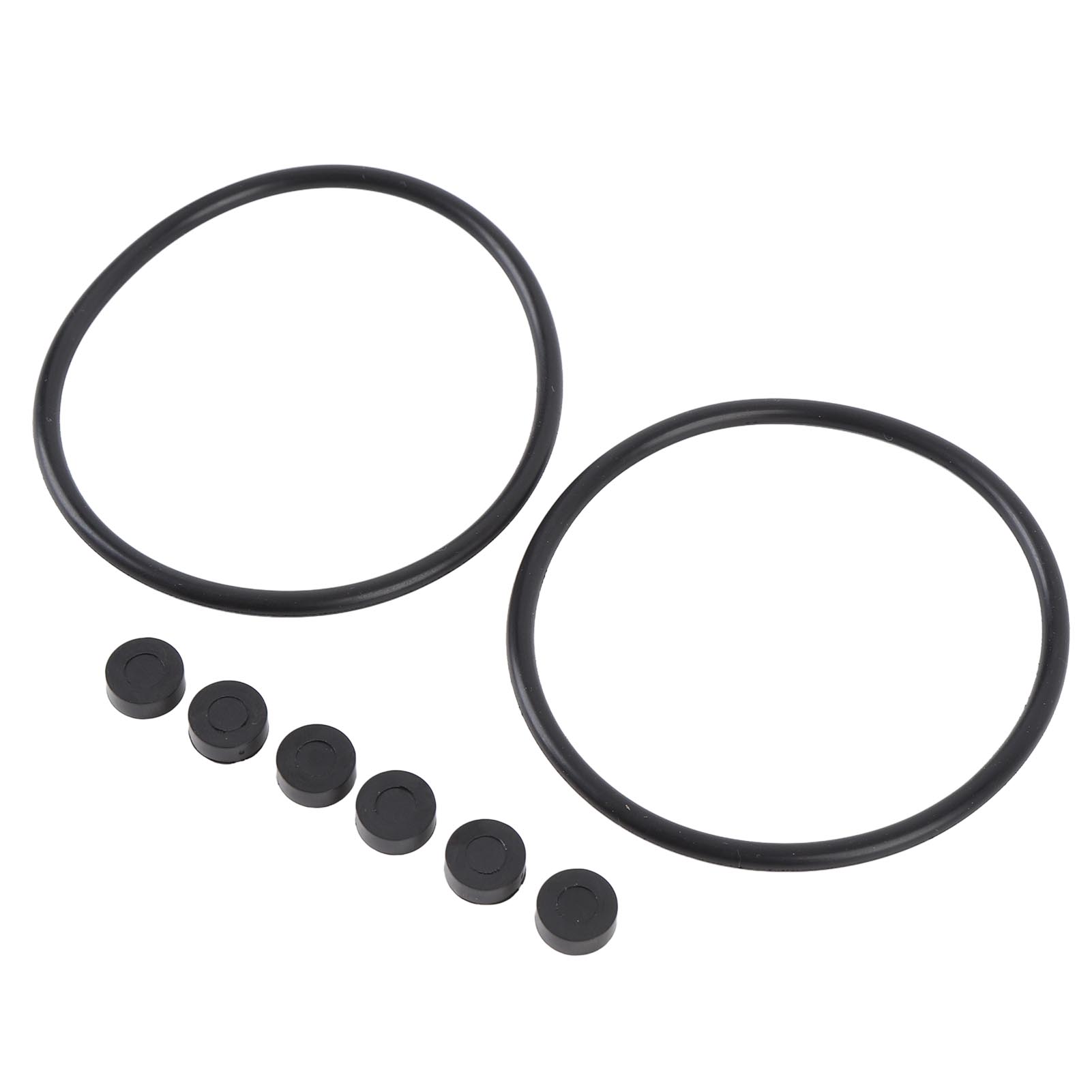 

Уплотнительное кольцо для резинового адаптера втулки REVOX NAB, 2 уплотнительных кольца и 6 шайб, адаптер втулки для ленты Reel to Reel Nab чёрный