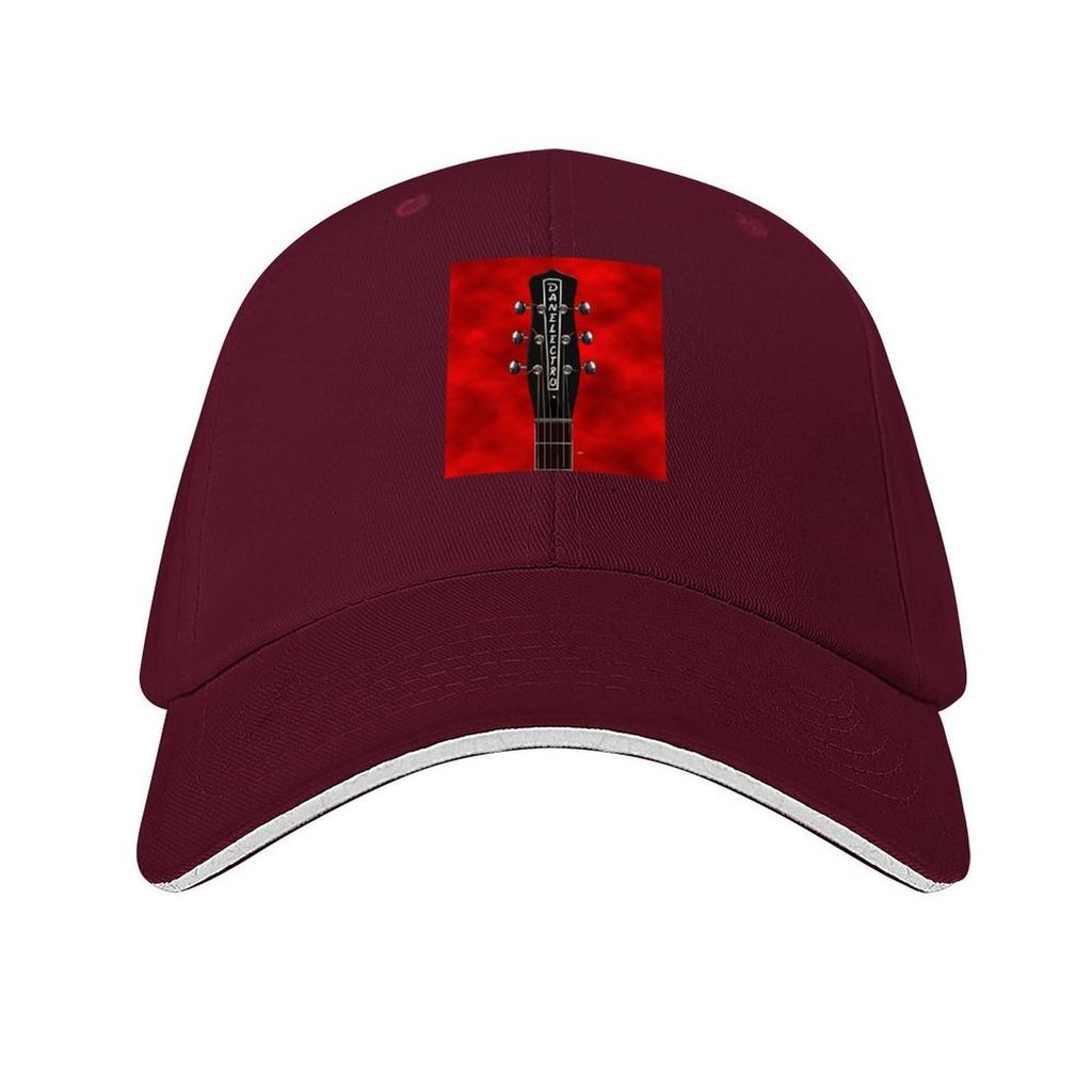 Guitar Headstock Art Danelectro Resonator Classic TShirt Baseball Cap Luxury Brand Trucker Hat Caps Women Unisexs