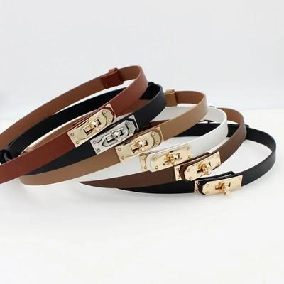 Mode zuverlässige Designer Gürtel für Frauen Hohe Qualität Luxus Marke Schwarz Leder Weiß Dünne Korsett Gürtel Braun Kleid Wayband