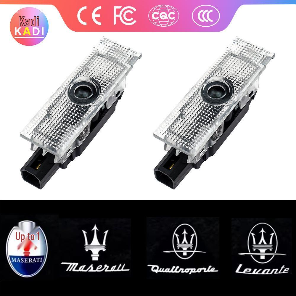 

Maserati Welcome & Door Laser Projection Light for Levante, Ghibli, Quattroporte PVC + Aluminum Alloy