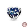 Timeless Genuine Copper Color Zircon Luminous Star Chart Sun Moon Decorative Charms Bead Elements Suitable For 3Mm Authentic Bracelets Jewelry