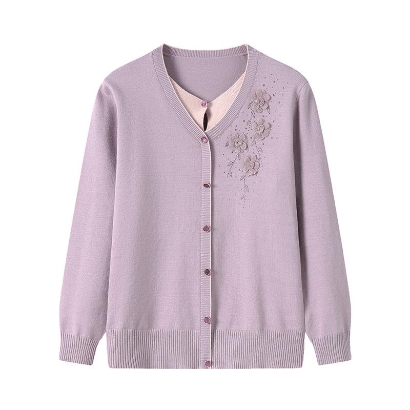Elegant Spring Knit Top for Middle-Aged Women: New 2026 Style for Moms