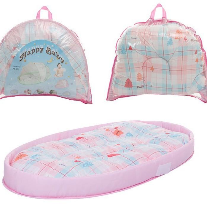 Portable detachable children's mosquito net - baby version with self-installing cotton pad mosquito repellent cover net