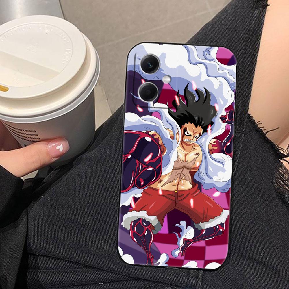 Anime One Piece Luffys Phone Case For Redmi Note 15 14 13 12 12S 11 11T 11S 10 9T 9 Pro Silicone Case Funda DIY Shell Capa Cover
