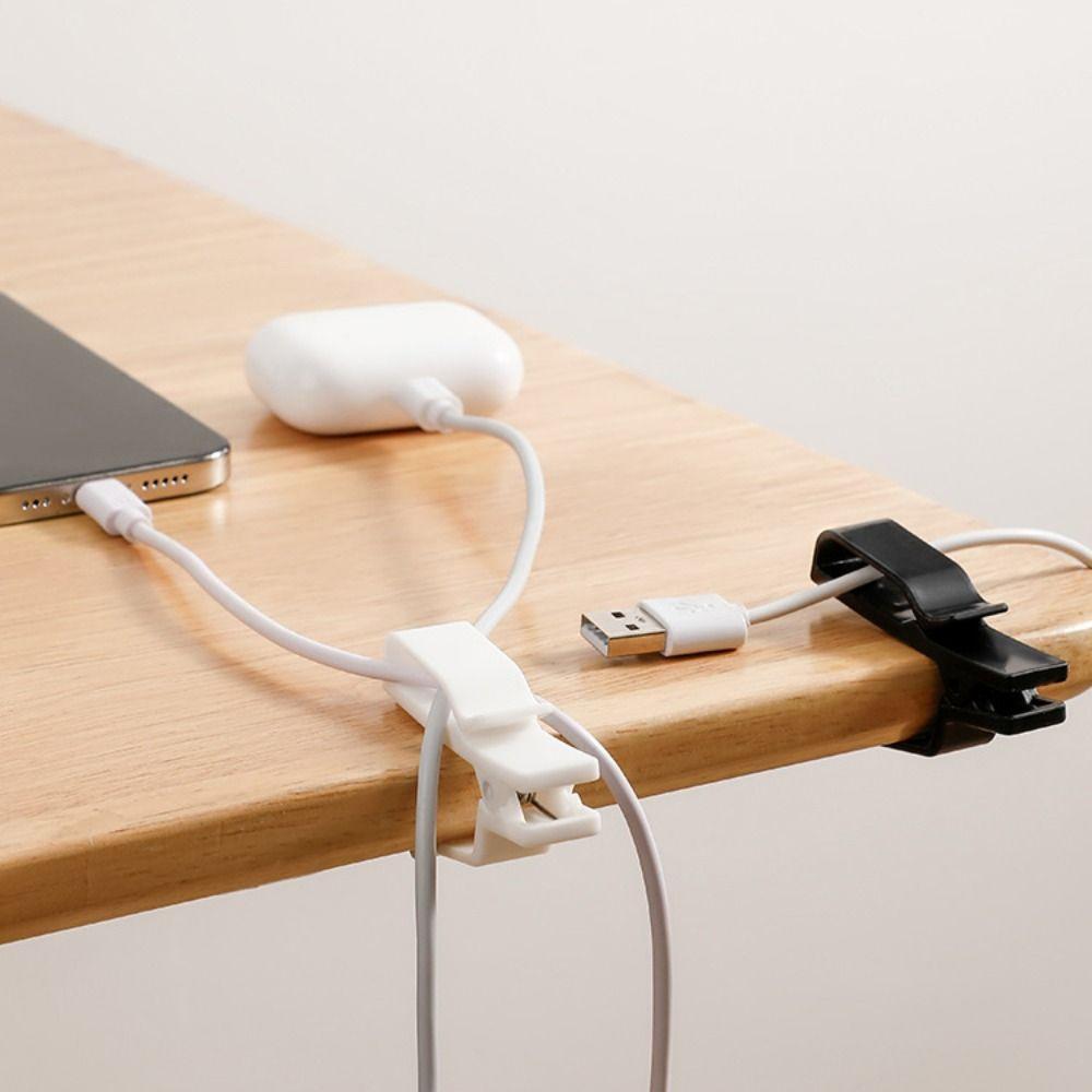 3Pcs New Reusable Cable Management Clips Multi-Purpose Mini Cord Fixed Clips Durable Wire Holder Organizer