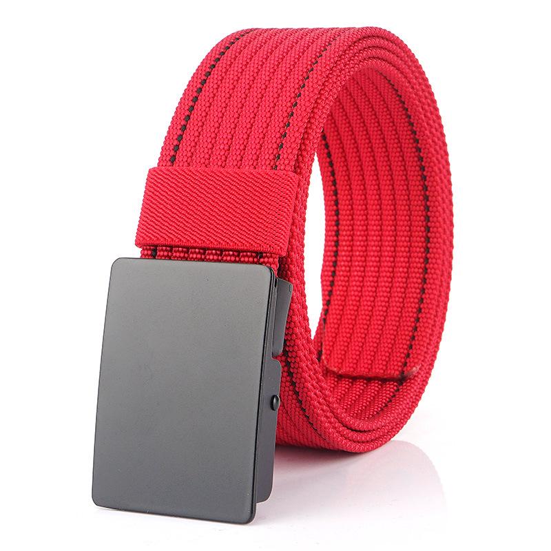 Men's Versatile Canvas Belt - Quick-Drying, Breathable Nylon, Ideal for Casual and Jeans Styles
