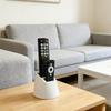 Dual Compartment Remote Control Holder,Desktop Tv Remote Organizer Storage Box For Living Room,Office & Desk