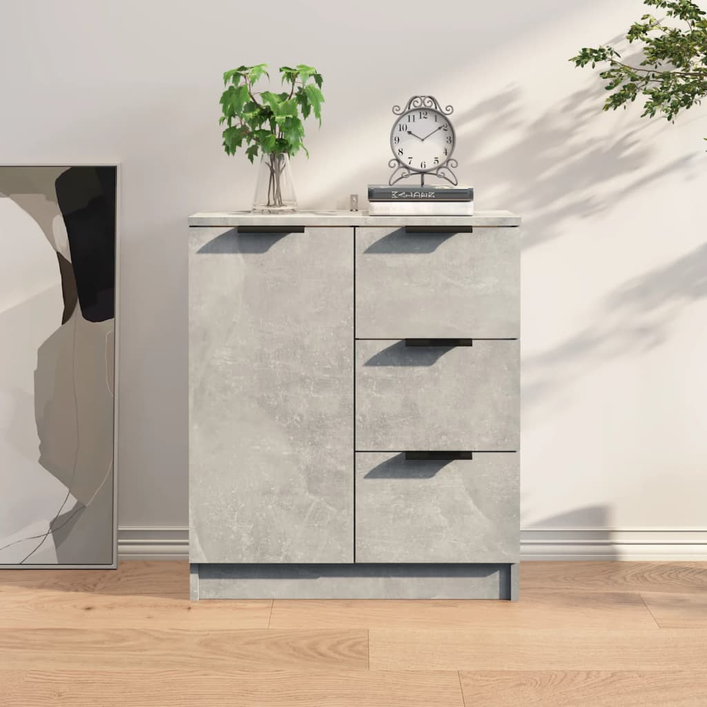 Sideboard Concrete Grey 60 x 30 x 70 cm Engineered Wood