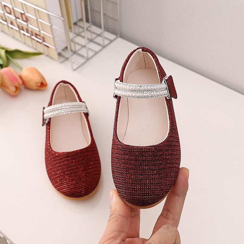 Cute and Fashionable Princess Shoes for Girls: Soft-Soled Performance Leather Shoes for Spring and Fall