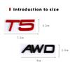 3D AWD T5 T6 Logo Emblem Badge Decals Car Sticker for V/olvo V40 V60 V90 XC60 XC90 XC40 S60 S90 S80 C30 Car Styling Accessories