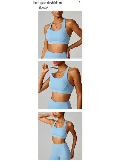 Cloud-Feel Shockproof Yoga Bra Tank - Quick-Dry High-Intensity Sportswear