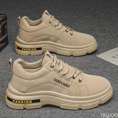 Spring Autumn Style Anti Slip Wear-resistant Casual Board Shoes Simple Comfortable Daily Lightweight Fashionable Men's Shoes