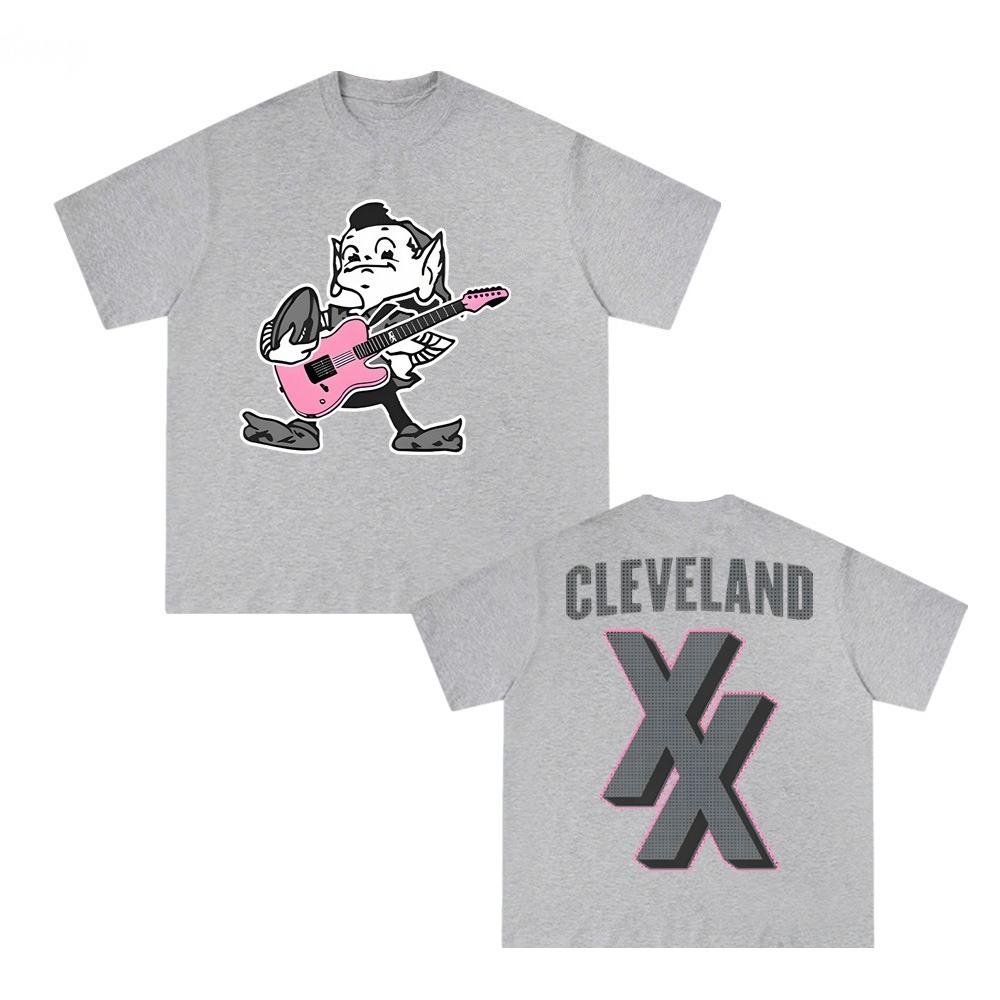 Mgk X Cleveland Browns Tee Mgk Singer Same Style Sleeve High Quality Men Women Cotton Comfortable Camisetas Tops Harajuku Summer 4XL