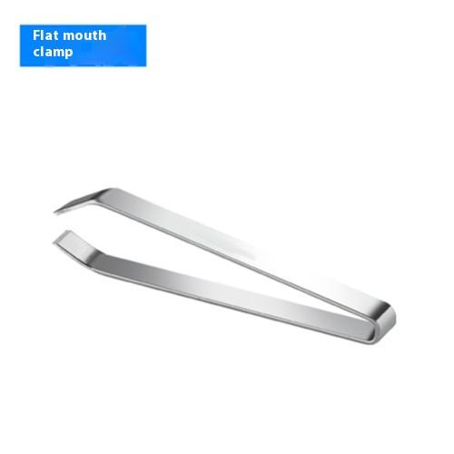

Пинцет из нержавеющей стали для рыбных костей, зажим для съемника, щипцы для удаления рыбных костей, зажим для выщипывания рыбных костей, кухонные гаджеты, инструменты Flat mouth clamp серебряный
