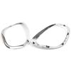 Headlight Trim, 2PC Left and Right Headlight Frame Bezel Surround Cover Replacement for BMW Mini F60 F61 2017 2023,