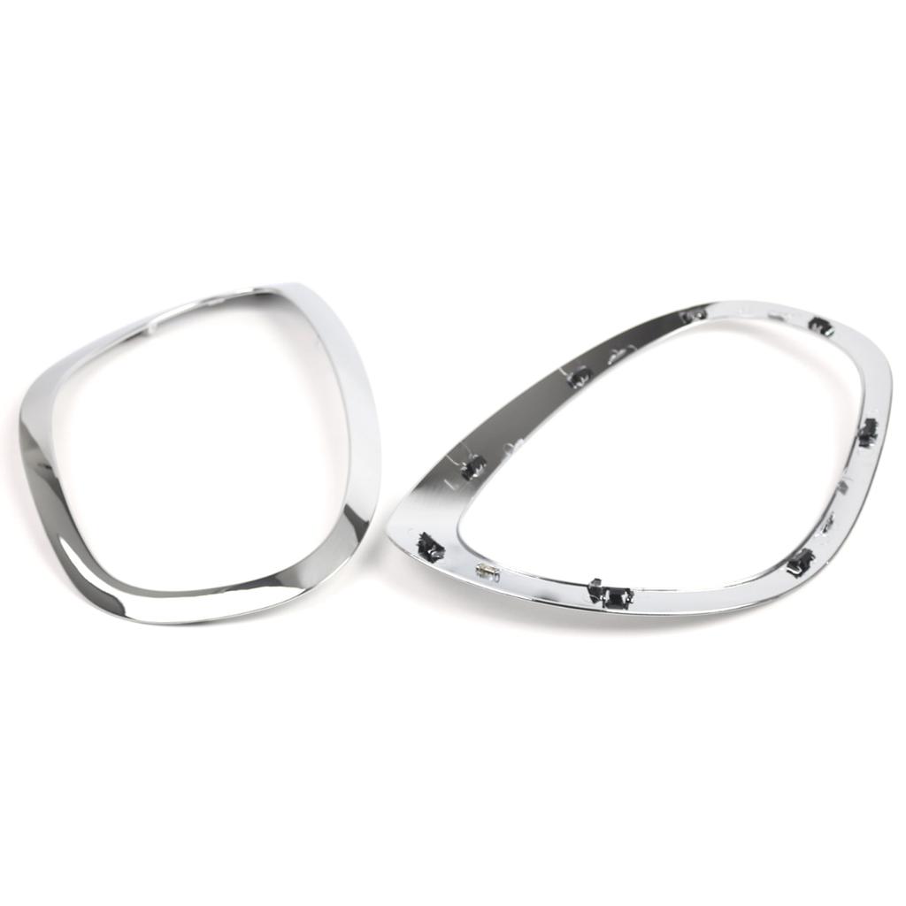 Headlight Trim, 2PC Left and Right Headlight Frame Bezel Surround Cover Replacement for BMW Mini F60 F61 2017 2023,