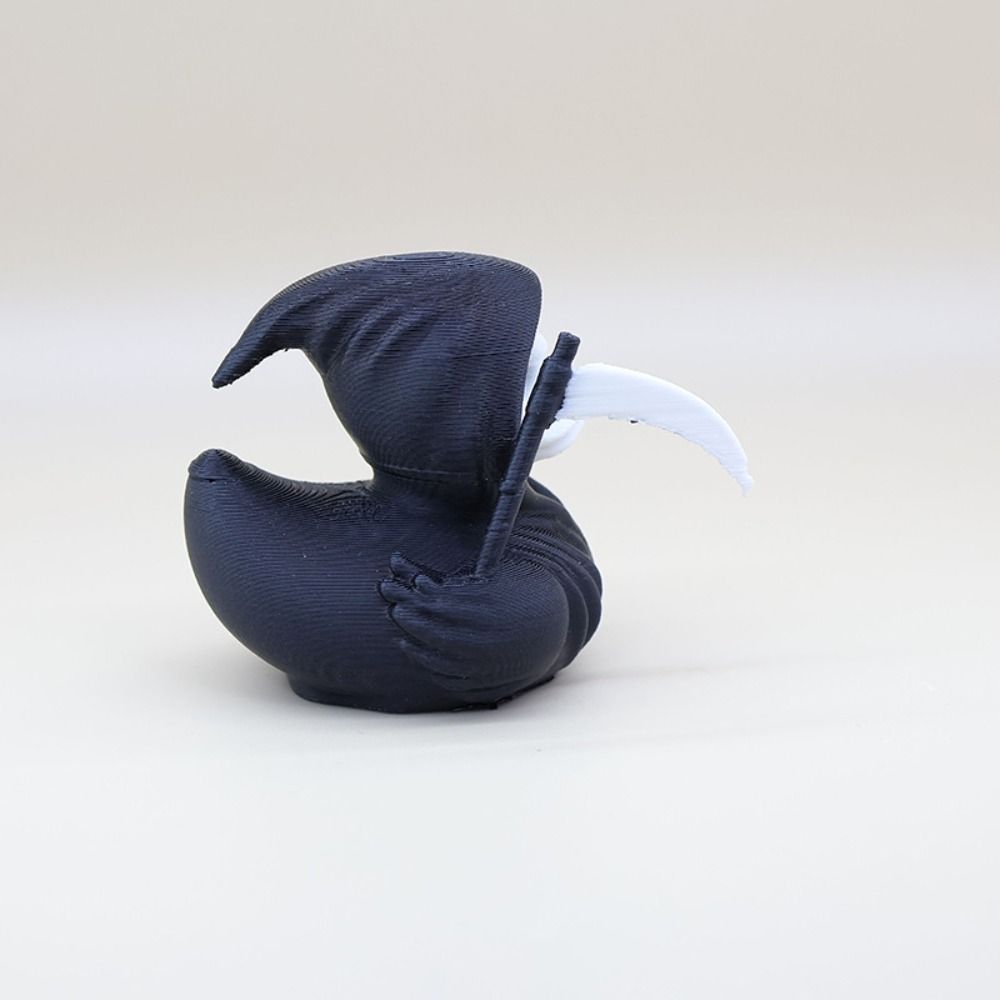 Handicraft Spooky Halloween Duck Figurine 3D Printed Grim Reaper Duck Ornament  Children Girls Boys