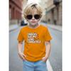 European Size Funny Letter Print Short Sleeved T Shirt Breathable Round Neck Summer Top for Boys Casual Wear for Children