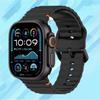 Silikonowy Pasek do Apple Watch Ultra Opaska 49mm 46mm 45mm 42mm 44mm 40mm 41mm correa bracelet belt iWatch seria 10 9 8 6 7 5 SE