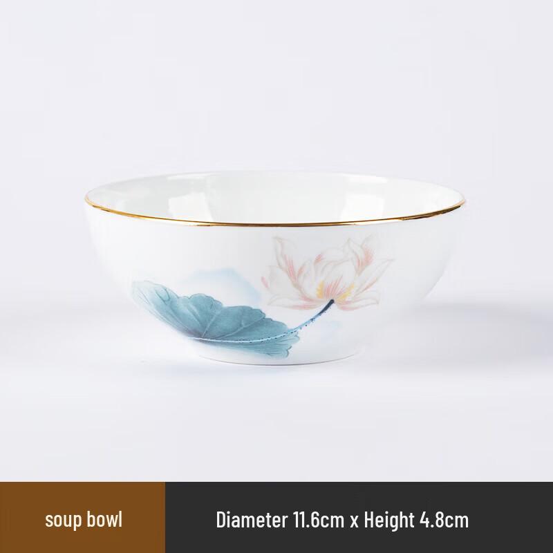 ShengXinhui Luxury Chinese Style Ceramic Dinnerware Set