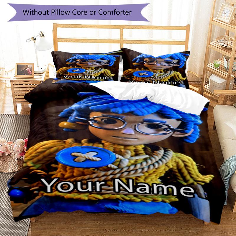3pcs Custom Name May & Cody Bedding Set Duvet Cover Closure Includes 1 Duvet Cover & 2 Pillowcases, Soft and Comfortable for All Seasons.