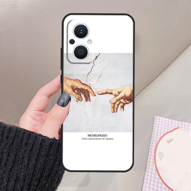 Renaissance Art Painting Funda For OPPO Reno 12 14 13 11 10 Pro 11F 12F 13F 14F 7 8 Lite OPPO Find X6 X5 X8 X9 Pro Case