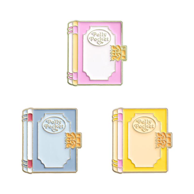 Cartoon Character Stylish Alloy Brooch Colorful Design Perfect For Bags And Clothing