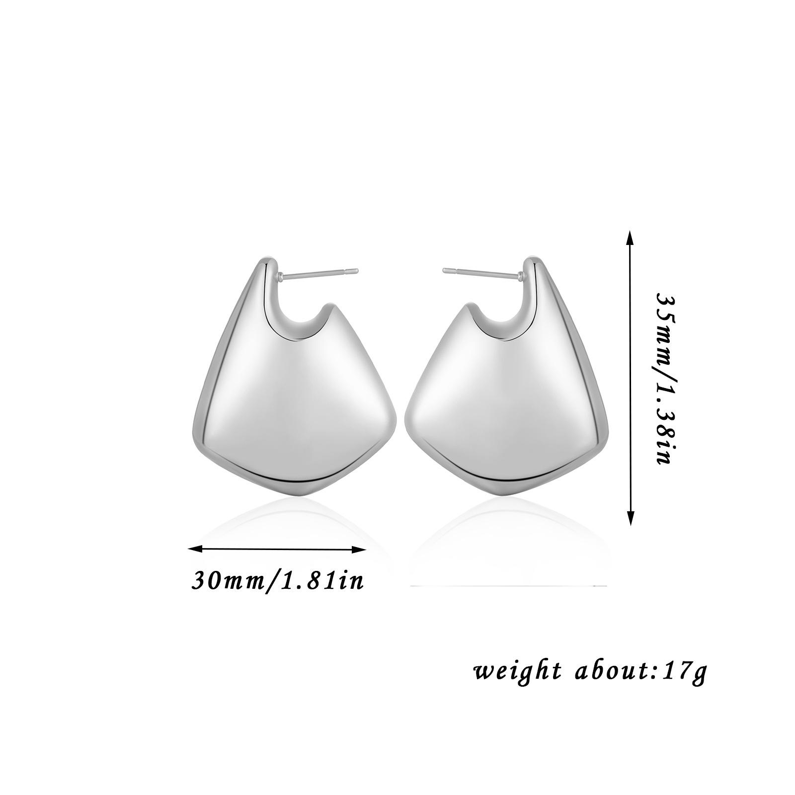 

Высококачественные гладкие полые серьги с каплями воды, нерегулярные геометрические модные серьги для девочек