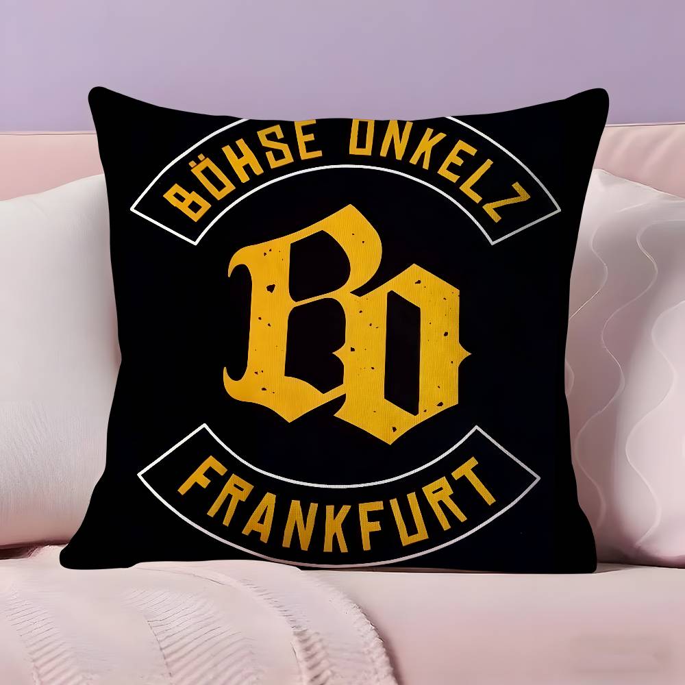 Band B-Bohse O-Onkelz Kissenbezug Ultraweicher Hautfreundlicher Stoff Wolkenähnlicher Komfort & Verdeckter Reißverschluss